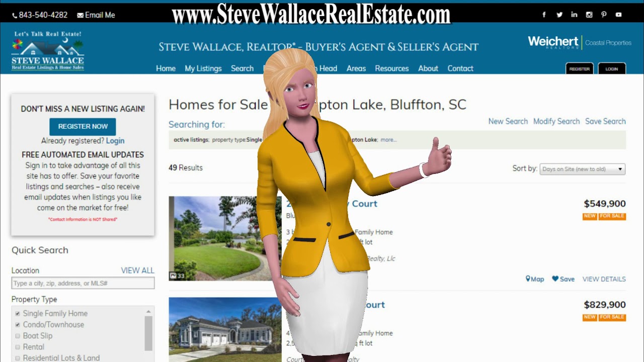 Hampton Lake homes for sale in Bluffton, South Carolina YouTube