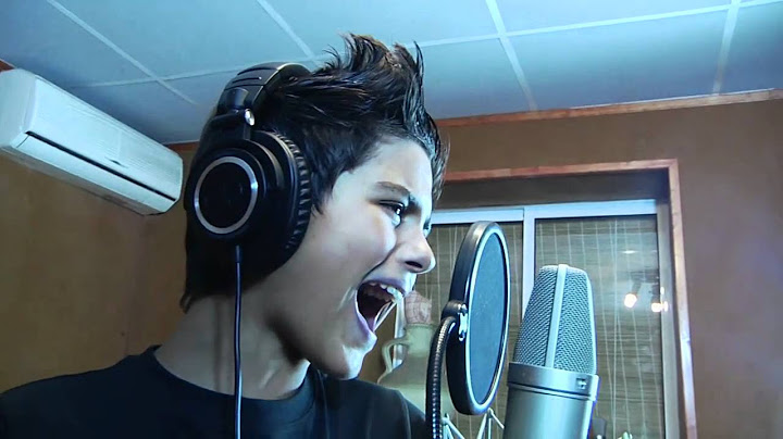 Abraham Mateo (12 AÑOS) - l SURRENDER - (Celine Dion)  Studio RC