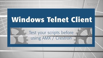 Q-SYS Training: External Control Protocol (Part A - Connecting to Q-SYS)