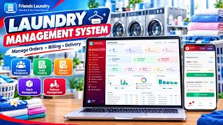 Laundry Management System with Delivery App | Full Software Overview ... Contact Us - 9330730629 screenshot 5