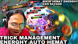 TRICK WAJIB UNTUK USER FANNY! AUTO SAVAGE DI AWAL GAME PAKE FANNY DENGAN TRICK MEMANAGEMENT ENERGHY!