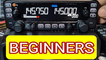 BLACK  ICOM IC-2730 Beginners Guide