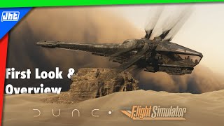 Microsoft Flight Simulator - Dune Expansion Ornithopter Gameplay (4K 60FPS) | JHT