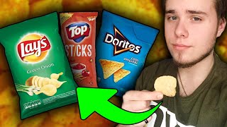Rozpoznajemy Smaki Cipsów Na Ślepo