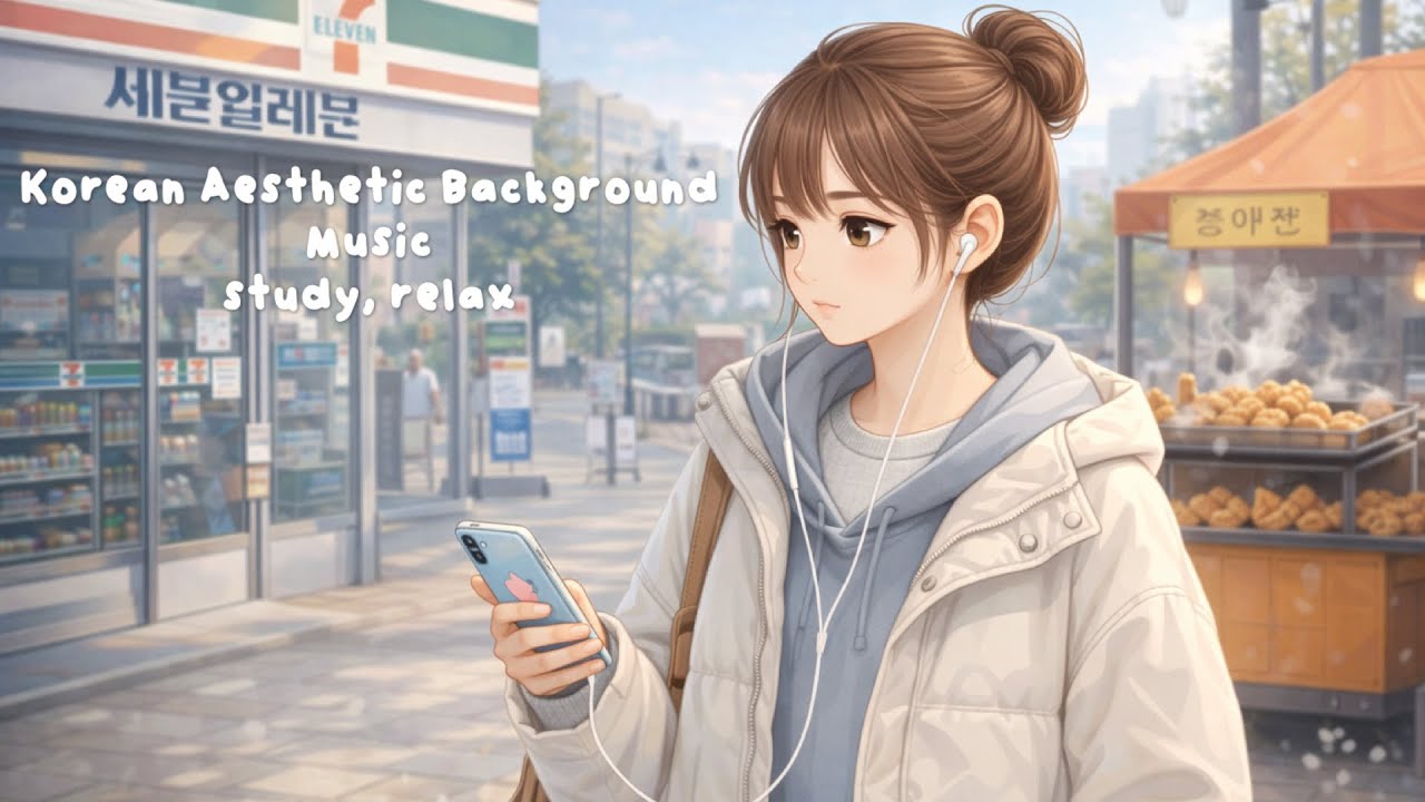 Aesthetic Cozy Korean Music study, relax | no copyright Korean background music 