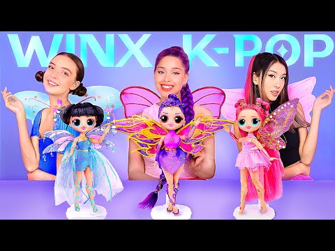 K-Pop Demon Hunter: Rumi, Mira và Zoey Lột Xác Thành Nàng Tiên Winx! 9 Món Đồ Thủ Công Cho Búp Bê