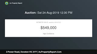 3 Power Road, Doveton VIC 3177 | AuPropertyReport.Com