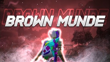 BROWN MUNDE | BGMI | SUMSUNG A3, A5, A6, A7, J2, J5, J7, S5,S6,S7,59,A10, A20, A30, A50,A70