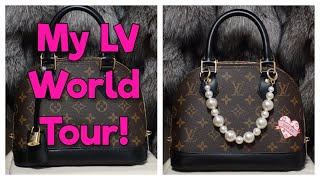 กระเป๋าสะพายLV ALMA BB MY LV WORLD TOUR