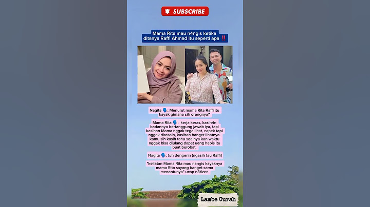 Mama Rita Hampir Menangis Ceritakan Raffi Ahmad! 😢 "Capek Tapi Nggak Dirasain"