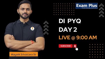 CSAT PYQs (Topic-Wise) - Data Interpretation Day 2 | UPSC CSE Prelims 2023 | EXAM PLUS