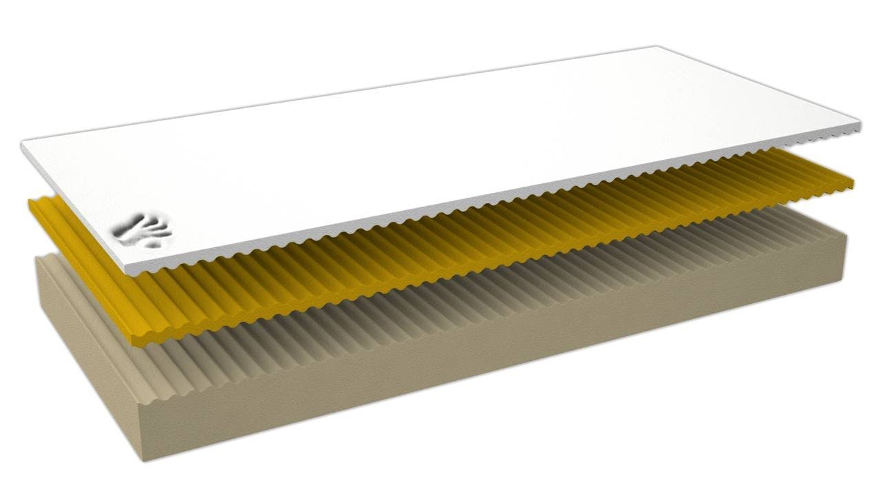 Matrace s paměťovou pěnou Visco DE LUXE od českého výrobce POSTELIA | spíme.cz