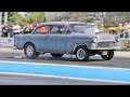 TWO LANE BACKTOP '55 CLONE! HUNNERT HEADS UP! MELTDOWN DRAGS! BYRON DRAGWAY!