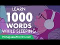 Portuguese Conversation: Learn while you Sleep with 1000 words