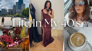 🍂Life In My 40's Vlog | Chicago Farmer's Market, Cafes, Fall Hair Refresh, Tennis, & More!
