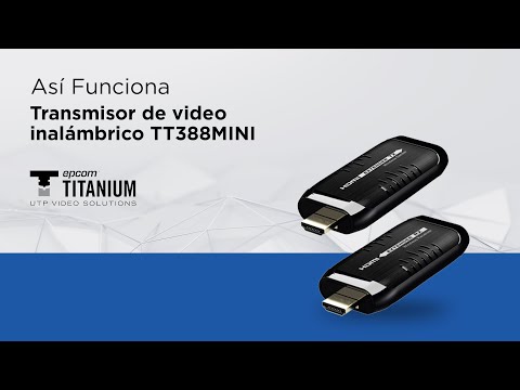 Así Funciona - Transmisor de video inalámbrico TT388MINI 