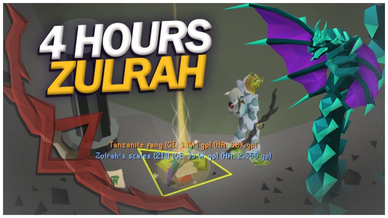 4 Hours of Zulrah with BowFa (Bow of Faerdhinen) YouTube