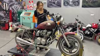 Girl Restores a 40-Year-Old Honda CB750 – Bringing a Legend Back to Life