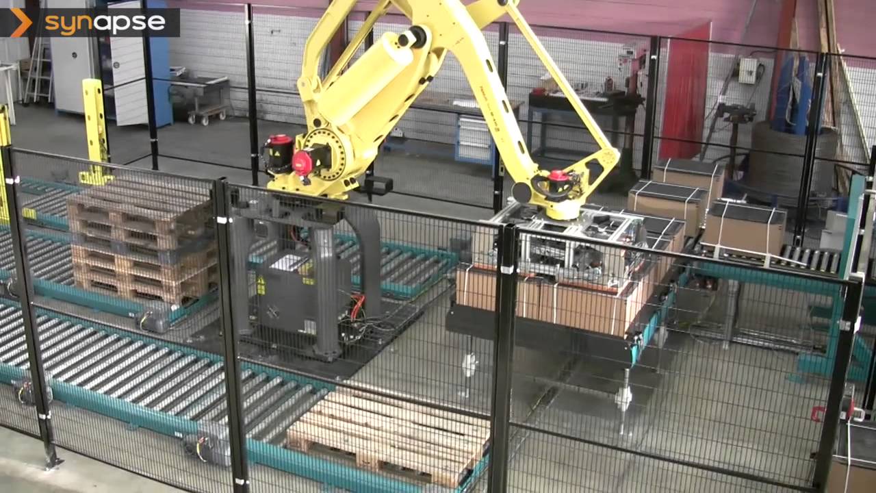 Synapse - Palettisation de caisses par aspiration