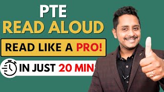 PTE Read Aloud - Read Like a Pro in Just 20 Minutes | Skills PTE Academic