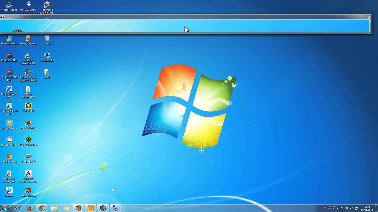 Como dar um zoom na tela do pc - YouTube