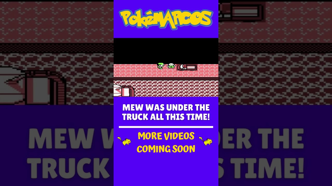Mew was under the truck all this time, and you didn't knew!
