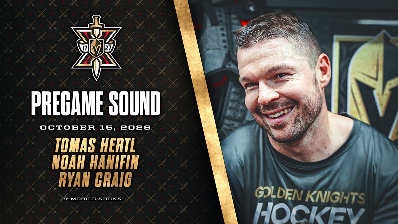 🎥 PREGAME SOUND | Hertl, Hanifin & Craig