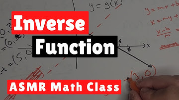 The Inverse Function - ASMR Math Class - Male Whispers, Sharpie & Paper Sounds