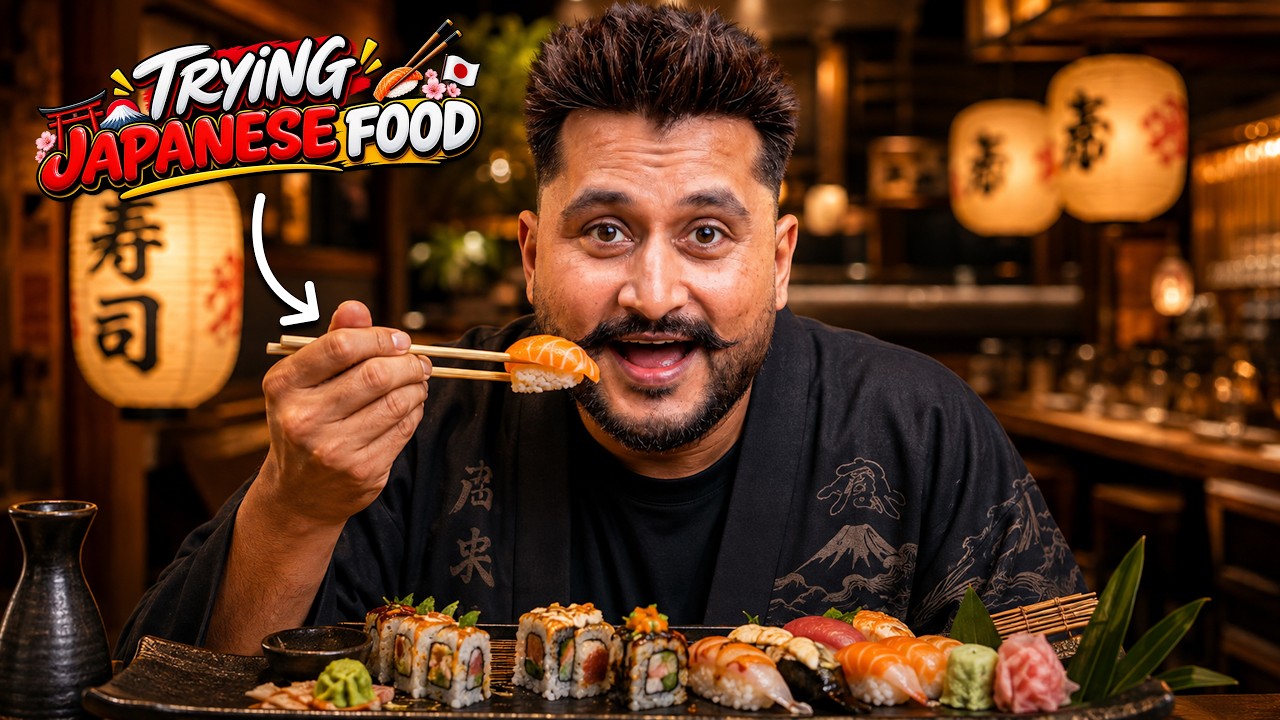 We Tried 3 Popular Japanese Foods First Time 🇯🇵🍣