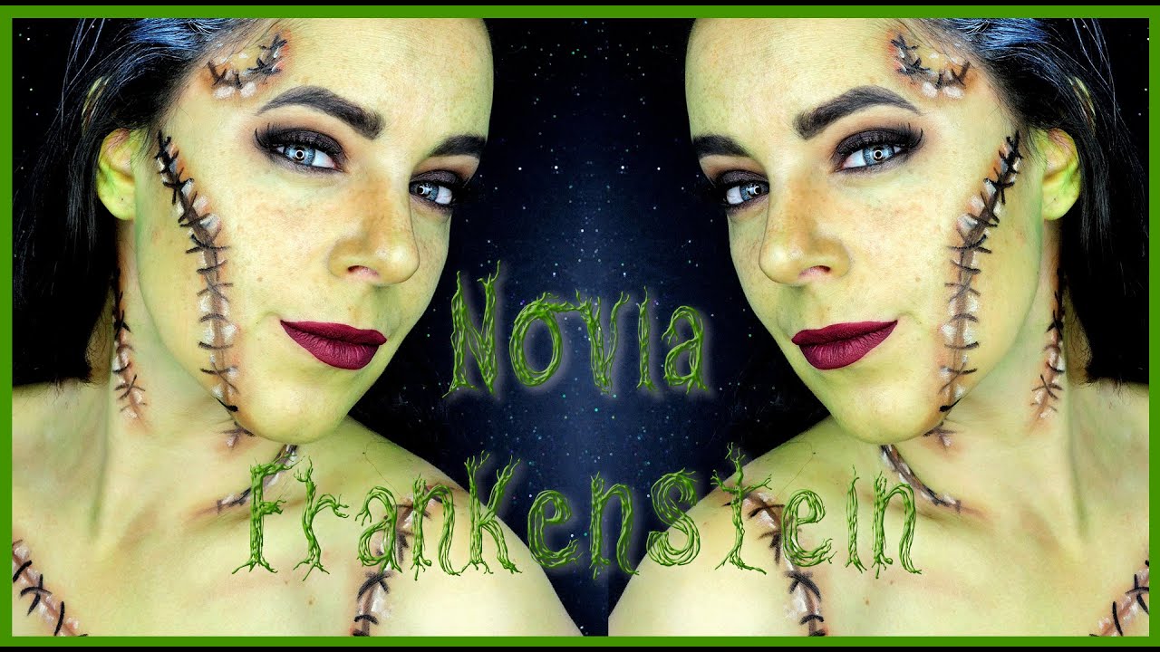 Deslumbrante Extra salir Tutorial maquillaje Novia Frankenstein FX #154 | Silvia Quiros - YouTube
