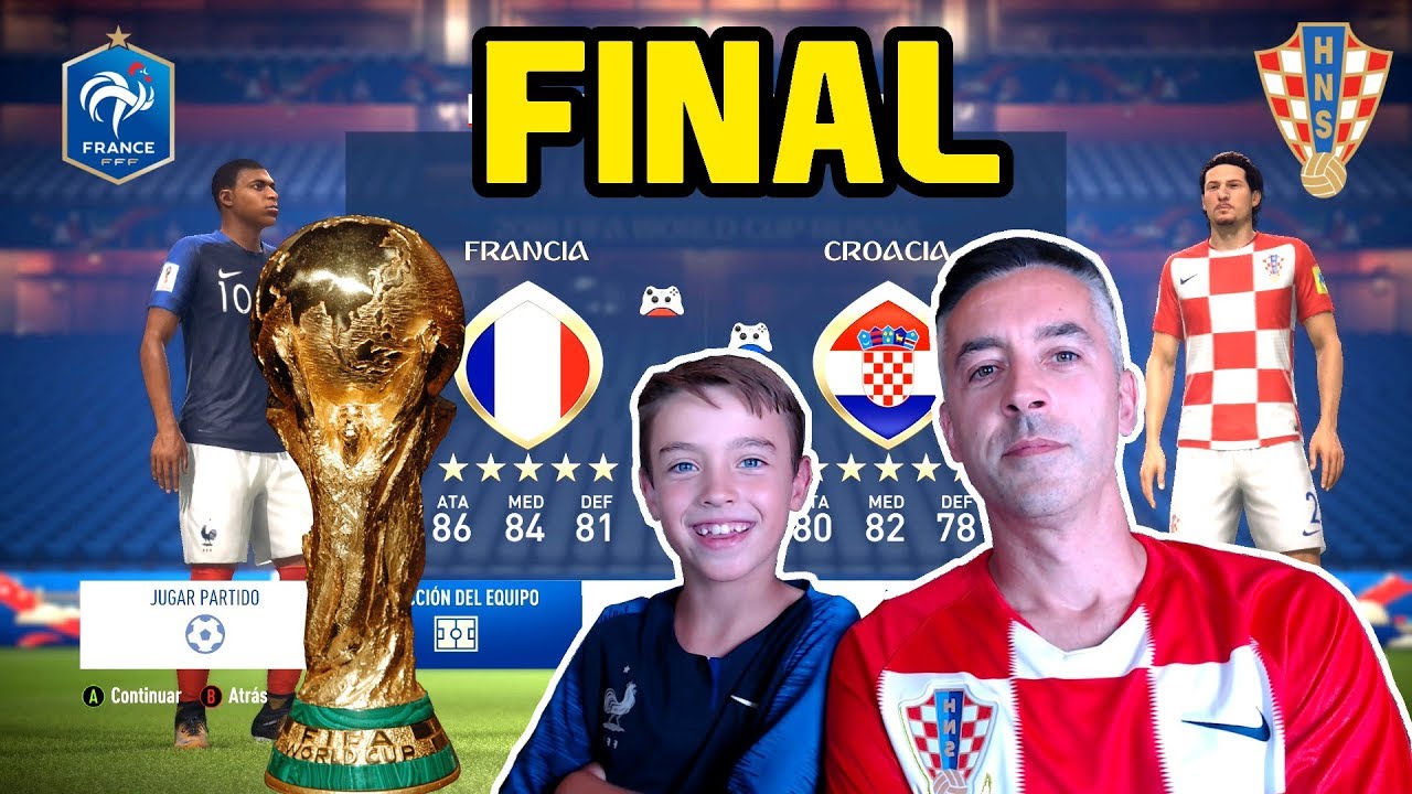 Francia vs croacia rusia 2018