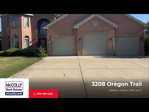 3208 Oregon Trail, Olympia Fields, IL home video tour