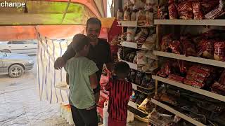 The happiness of orphaned children from the smallest necessities of life