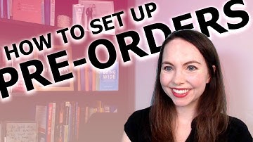 How do I set up a pre-order for my book? | Pre-order selection on self-publishing platforms