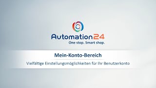 Automation24 Mein-Konto-Bereich