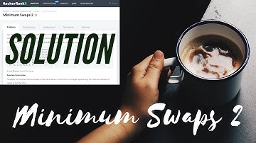 Minimum Swaps 2 | Interview Preparation Kit | HackerRank Problem Solution in C++ | Brute Force | n^2