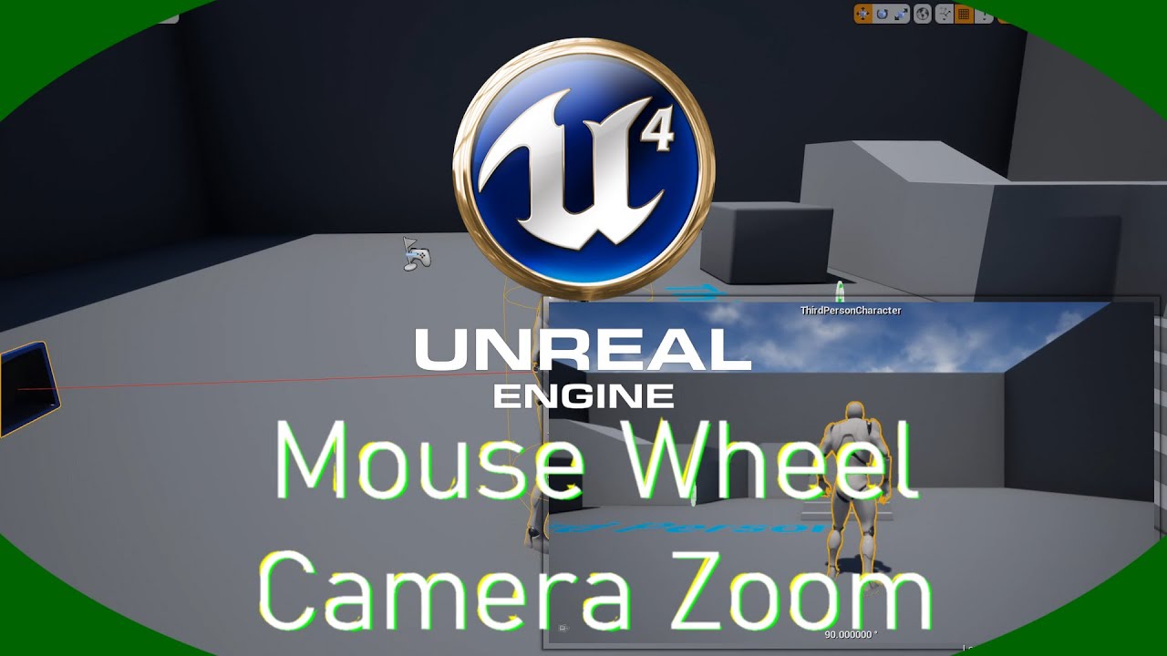 DPTV UE4 Blueprints Tutorial 26 (Mouse Wheel Camera Zoom)