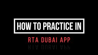 How to use RTA DUBAI Mobile APP for Signal Test I Theory Test I ENGLISH I screenshot 4
