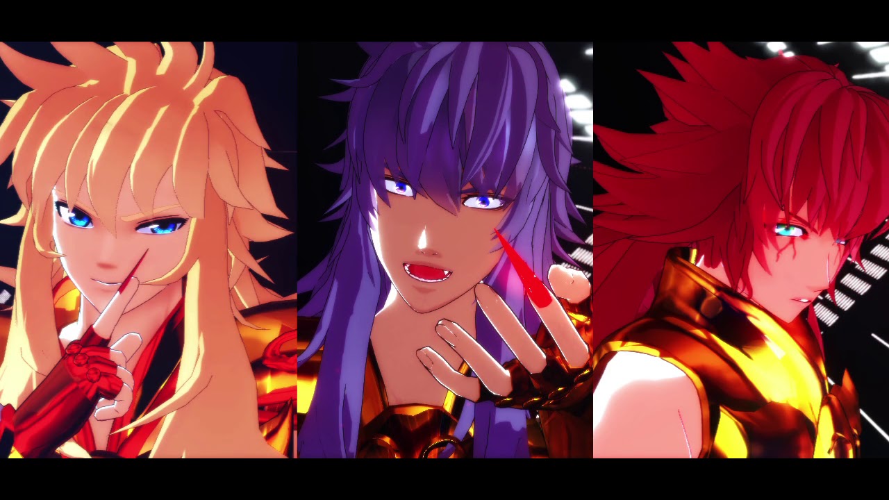 【MMD Saint Seiya】蠍座で URUSaaA愛【カルディア・エカルラート・ミロ】【MMD聖闘士星矢】