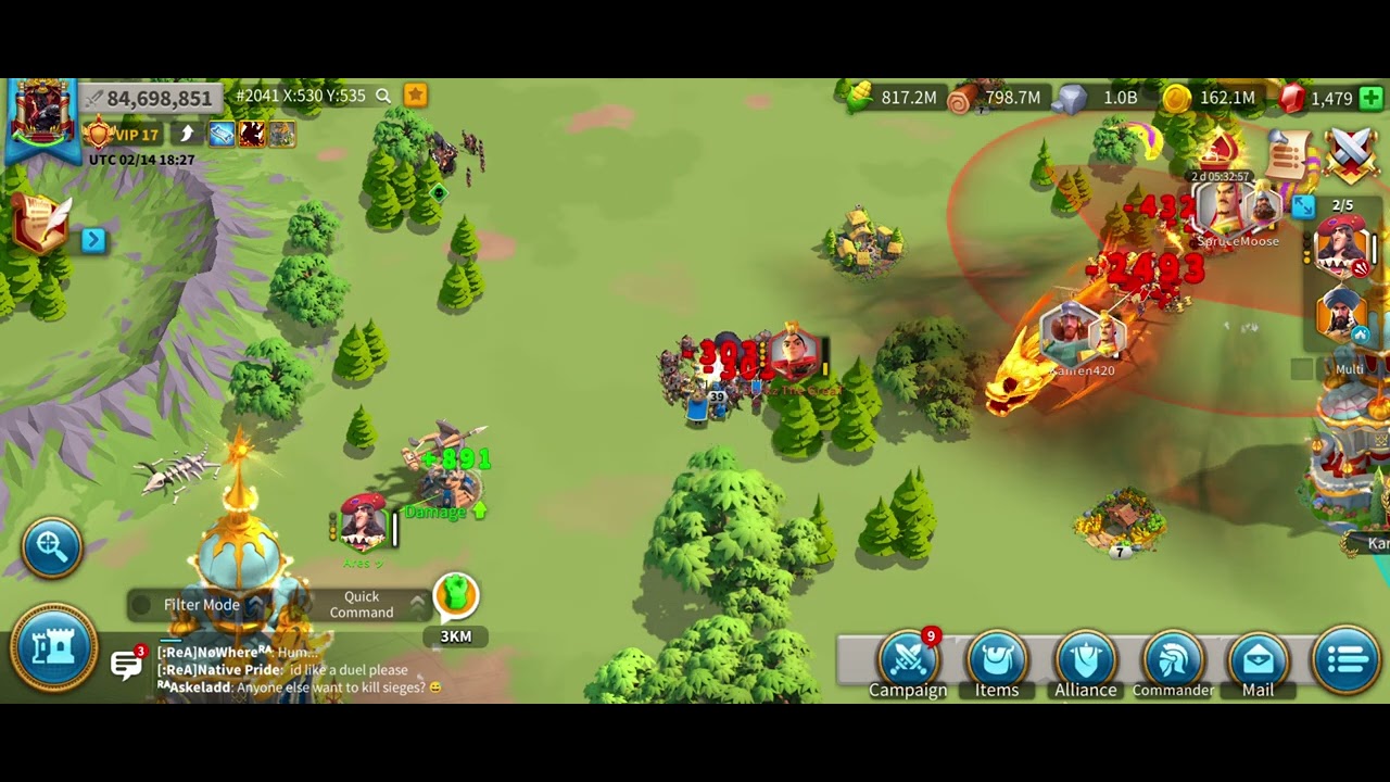 Ranged Commanders RoK testing. Gonzalo Stephen vs Huo Arthur - YouTube