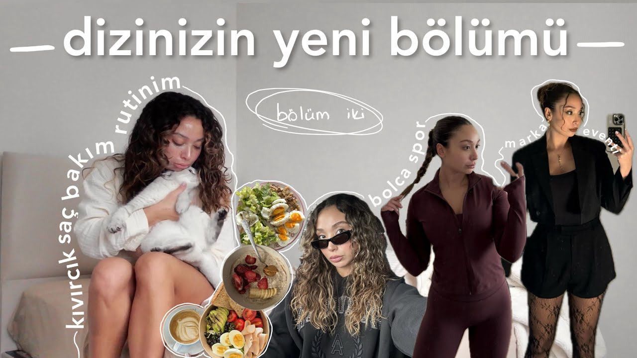 dizinizin yeni bölümü no2 | kıvırcık saç rutinim, hurma topu tarifi, bol sohbet