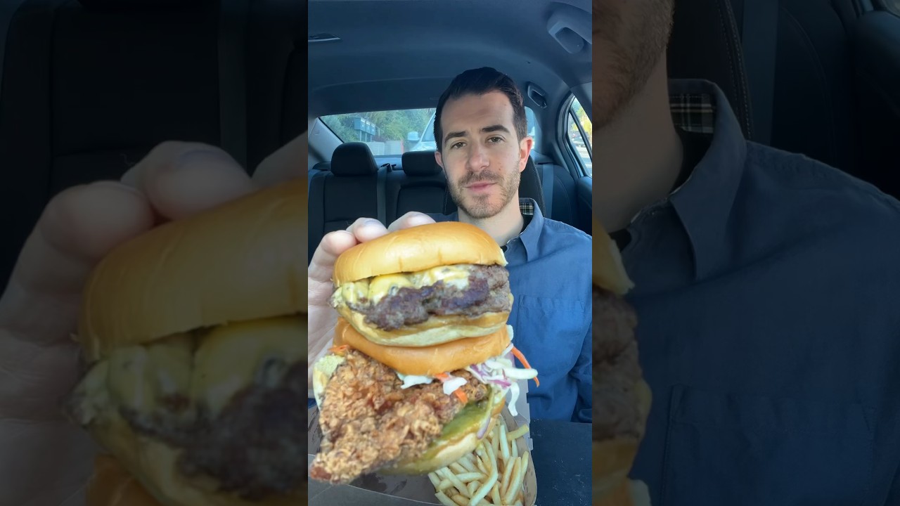 The Win-Dow Burger & Fried Chicken Sandwich