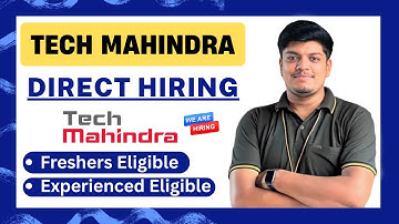 🚀Tech Mahindra Direct Hiring | Drive Ongoing | Deloitte, Cvent Direct Hiring | Freshers/Experienced