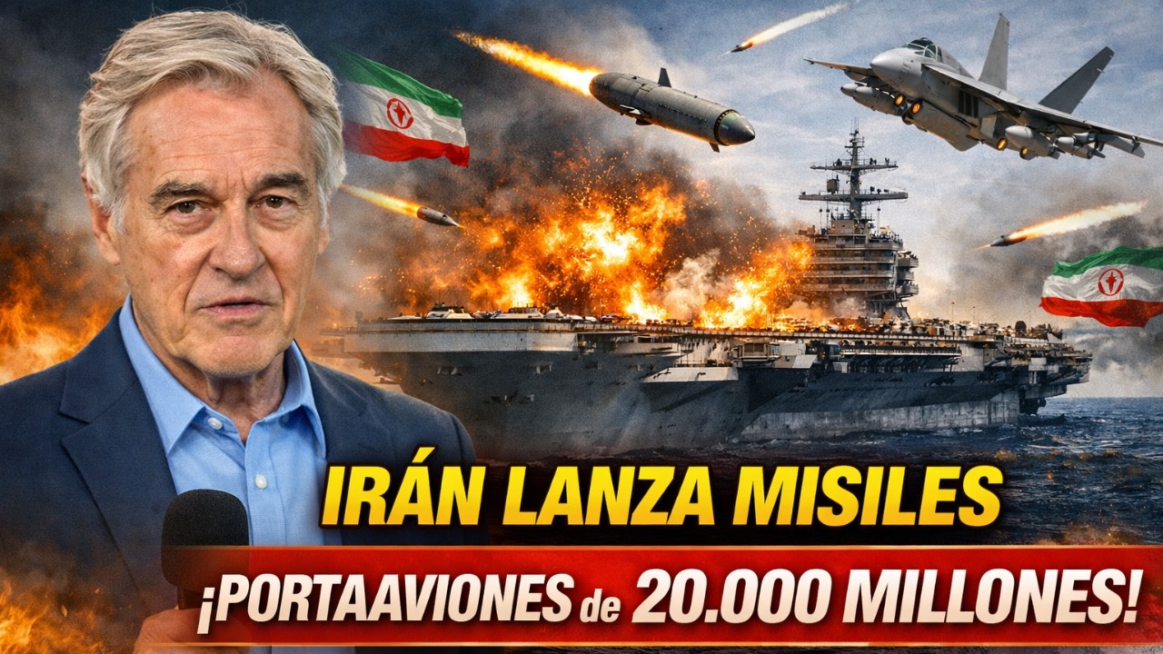 Irán lanza misiles a un portaaviones de 20.000M — EE. UU. responde