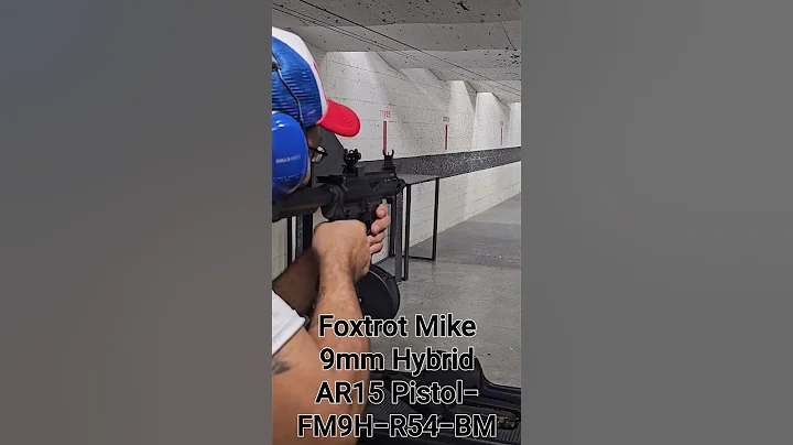Foxtrot Mike 9mm Hybrid AR15 Pistol- FM9H-R54-BM #ar15 #gun #ar15pistol #pistol #drum