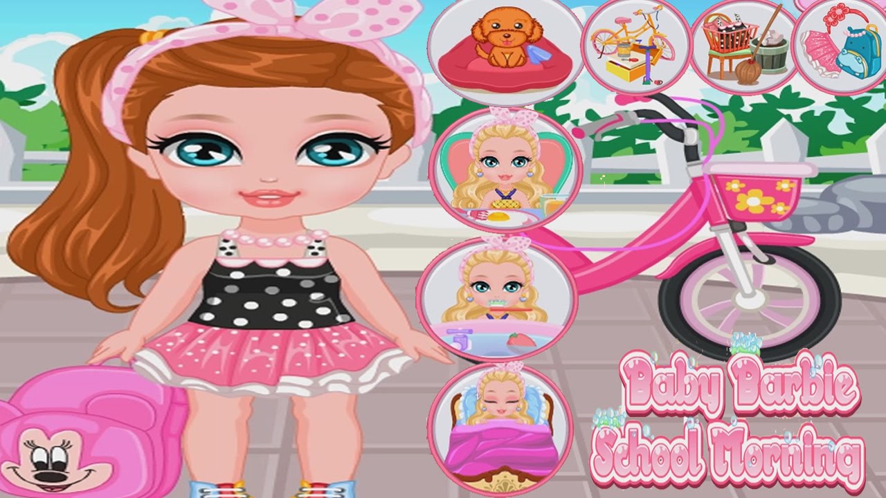 Baby Barbie School Morning - Best Barbie Baby Games For Girls