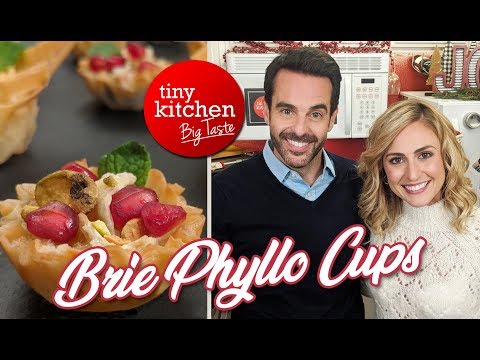 Brie Phyllo Cups (ft. Alexis Johnson) // Tiny Kitchen Big Taste