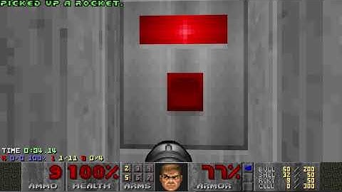 Doom 2: chemlab MAP01 in 0:53.69  NoMo