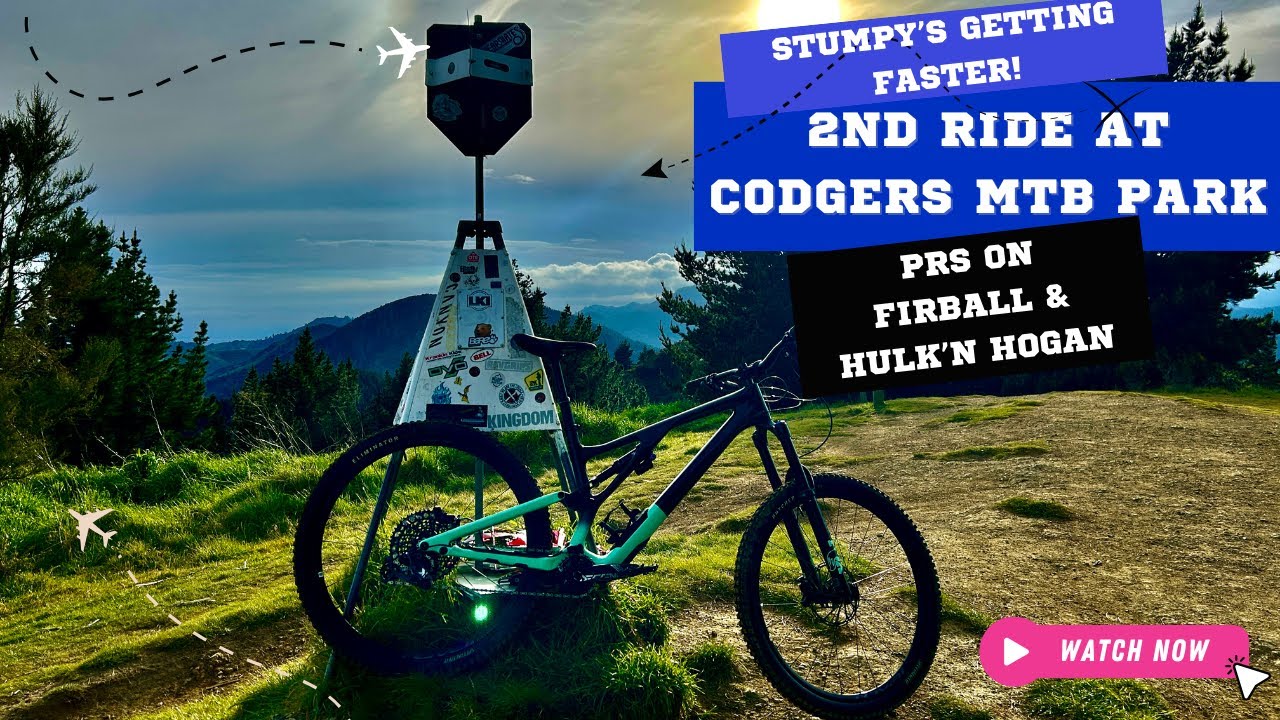 Stumpy’s Getting Faster! 2nd Ride at Codgers MTB Park | PRs on Firball & Hulk’n Hogan
