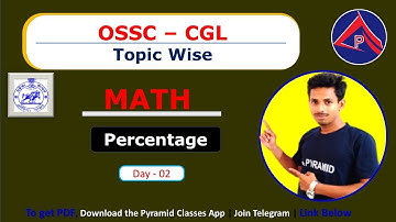 OSSC CGL math percentage | previous year solved paper 2023 | Odisha cgl preliminary syllabus
